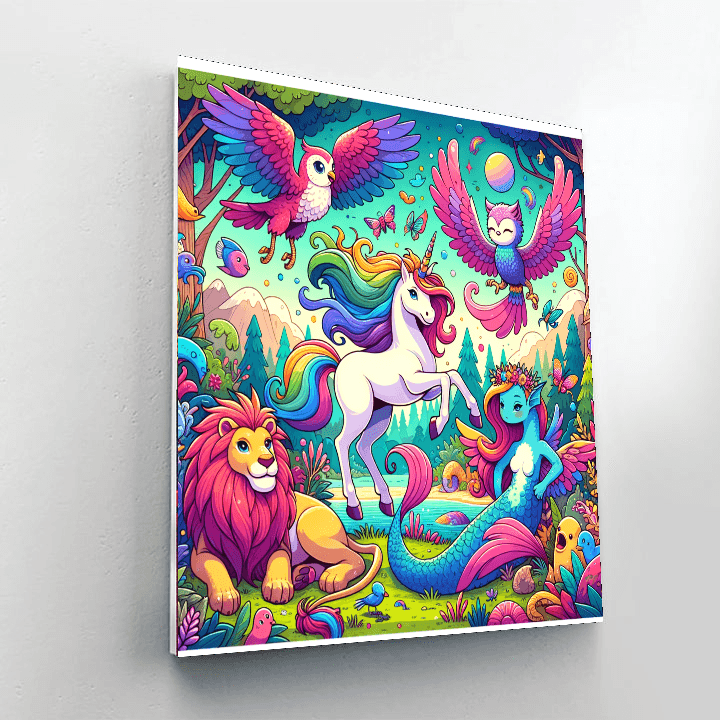 Mythical Creature Quest Paint By Numbers Kits