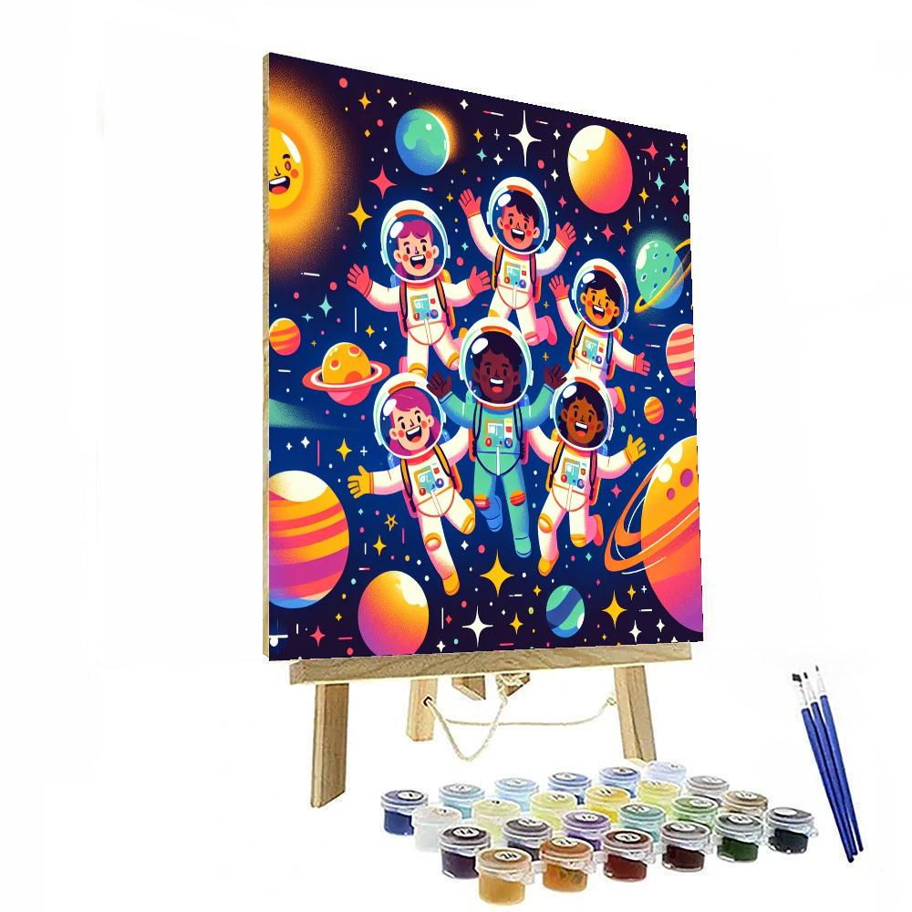 Space Odyssey Mission Painting Number Kit