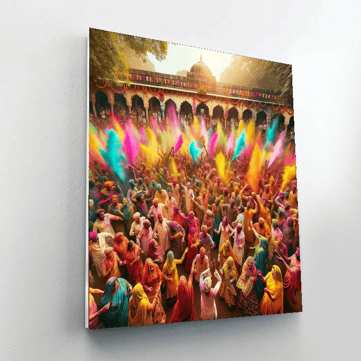 The Festival Of Colors Paint By Numbers