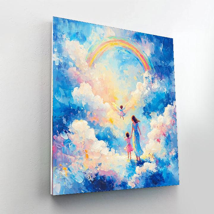 Adventure Awaits In The Clouds Number Painting