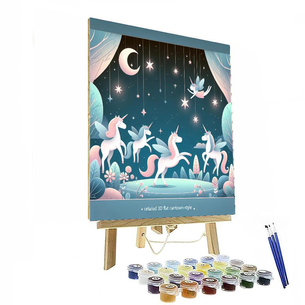 Magical Midnight Festival Painting By Numbers Kit