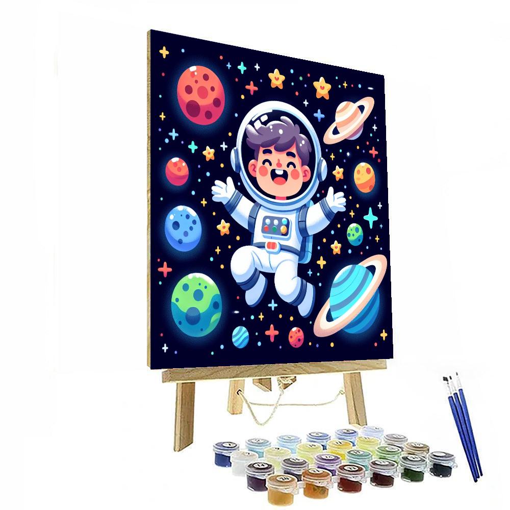 Joyful Space Explorer Numbered Painting Kits