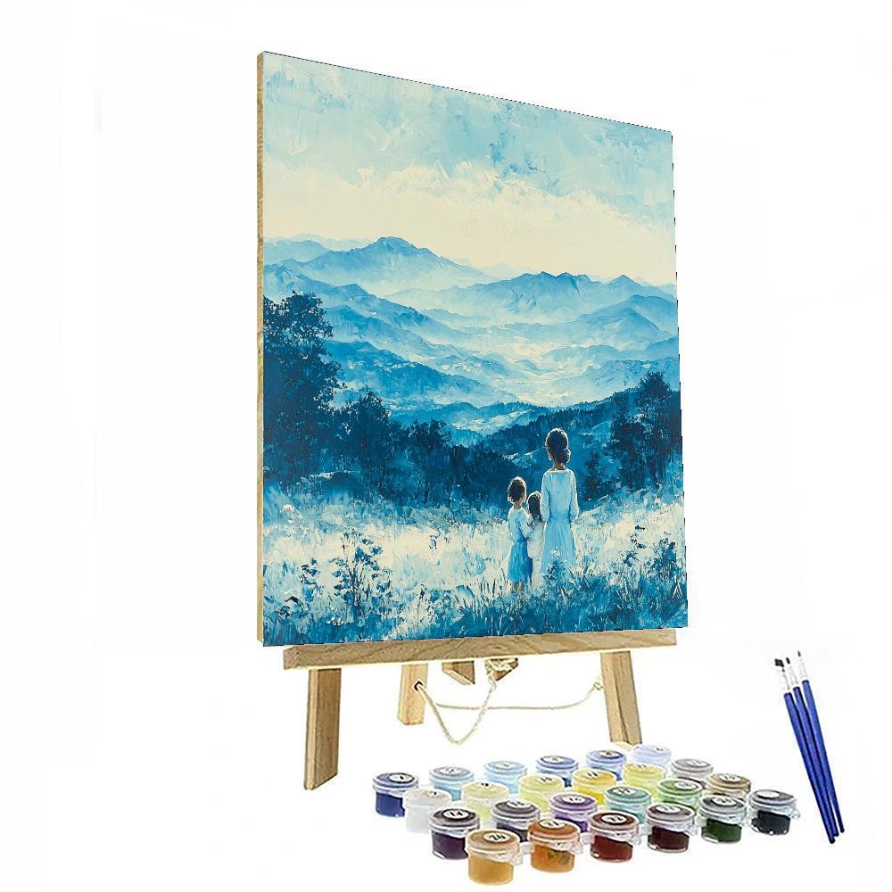 Mountain Morning Numbered Painting Kits