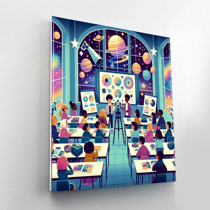 Cosmic Classroom Journey Paint By Numbers