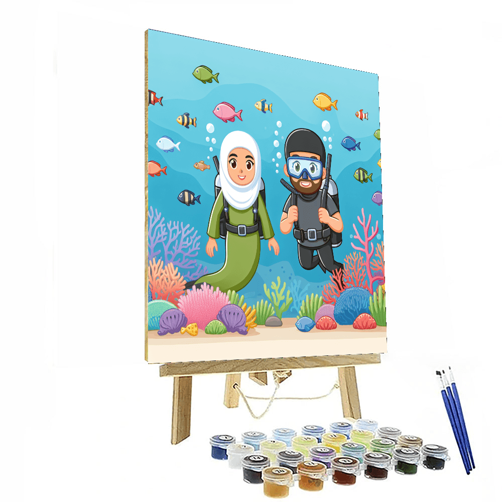 Deep Sea Exploration Team - DIY Painting By Numbers Kit – Artistry Rack