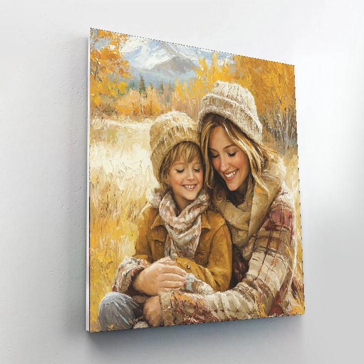 Merry Moments At Home Painting By Numbers Kit