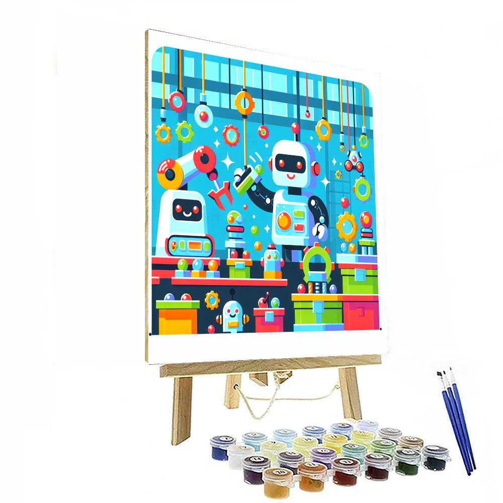 Robot Factory Quest Numbered Painting Kits