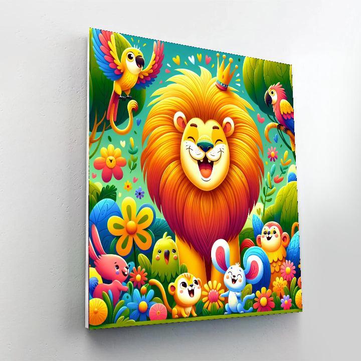 Magical Kingdom Of Animals Painting Number Kit
