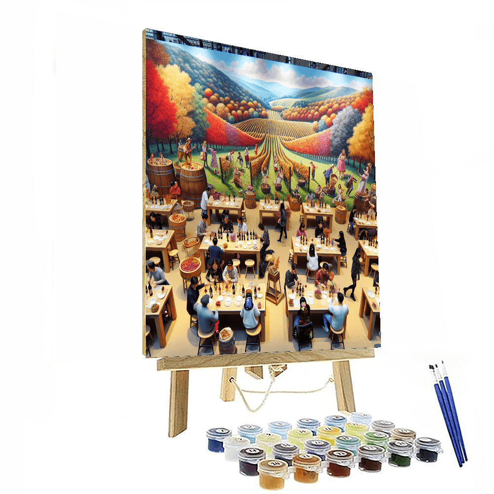 Festival Of The Grape - British Columbia Paint By Numbers Art