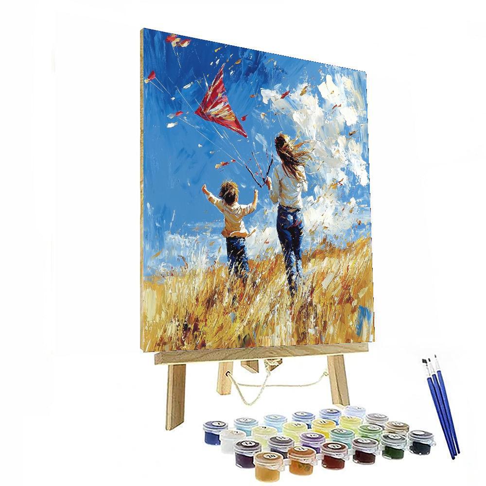 Gentle Breeze Of Change Number Painting