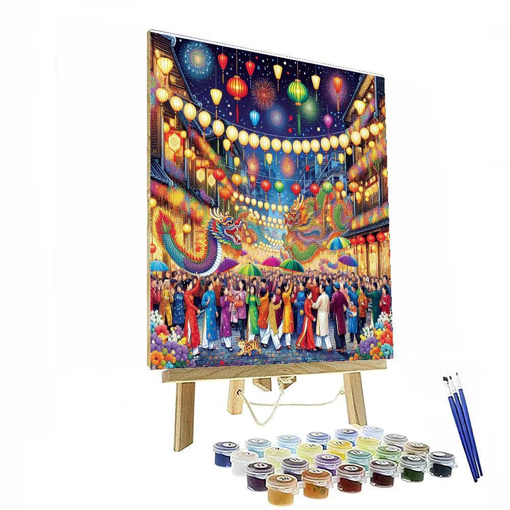 Tet Nguyen Dan - Vietnam DIY Paint By Numbers