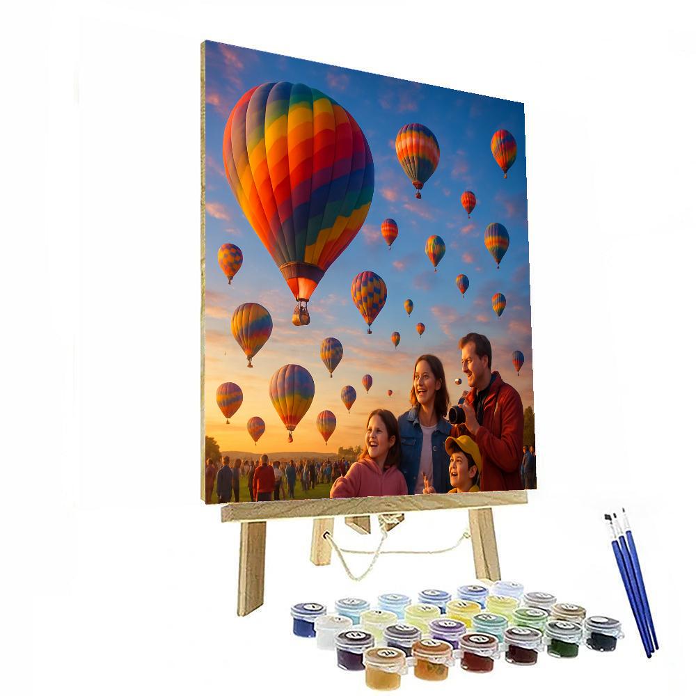 The Balloon Fiesta - United States DIY Paint By Numbers