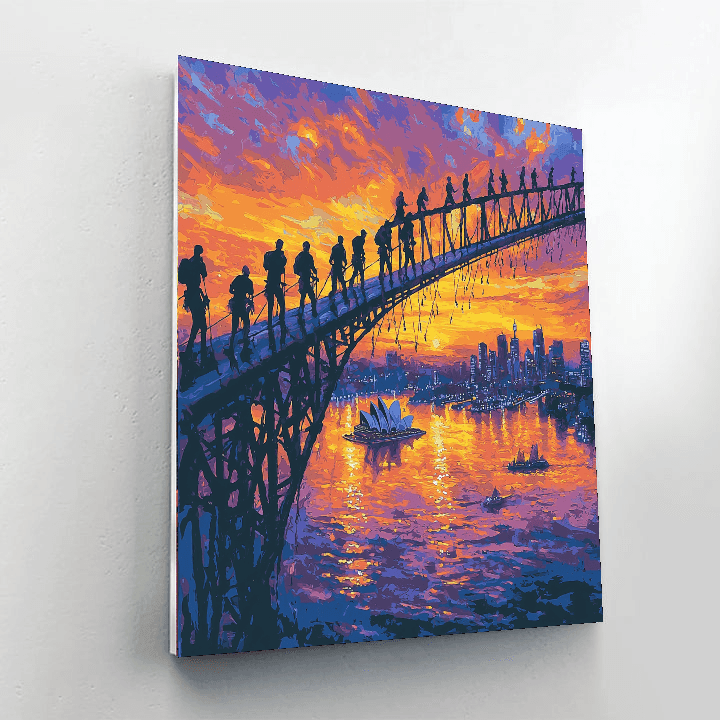 Harbour Bridge Climb - Sydney, Australia Numbered Painting Kits