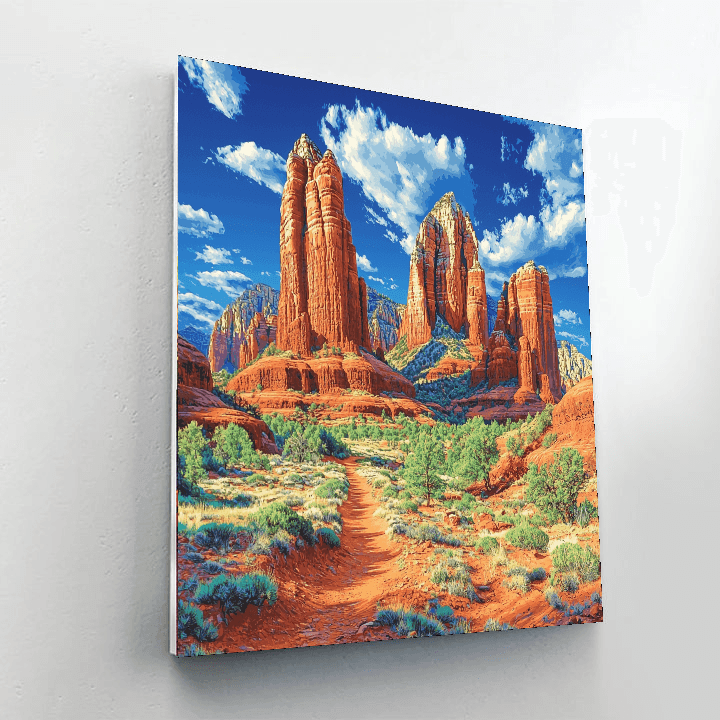 Sedona Red Rocks - Arizona, Usa Paint By Numbers Kits