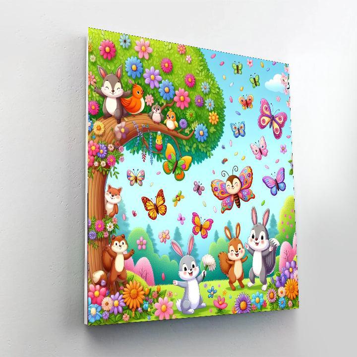 Dazzling Garden Festival Number Painting