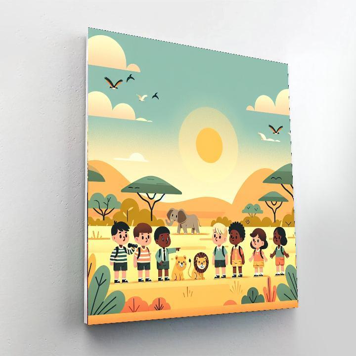 Safari Fun In The Savanna Paint By Number