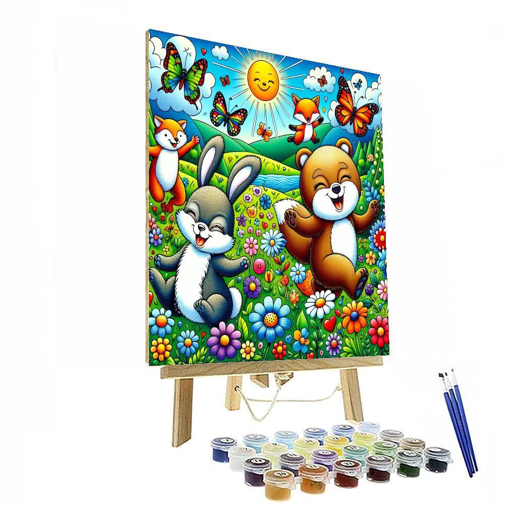 Adventurous Animal Friends Paint By Color