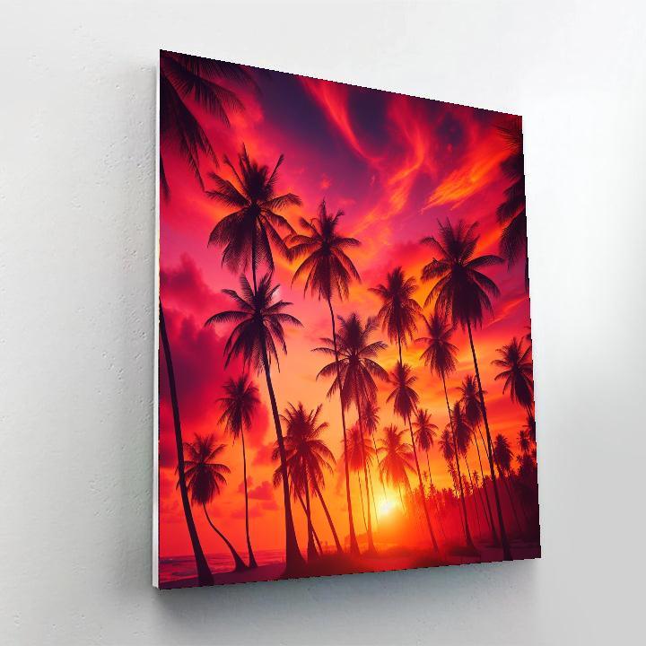 Tropical Sunset Dreams Paint By Numbers Kits