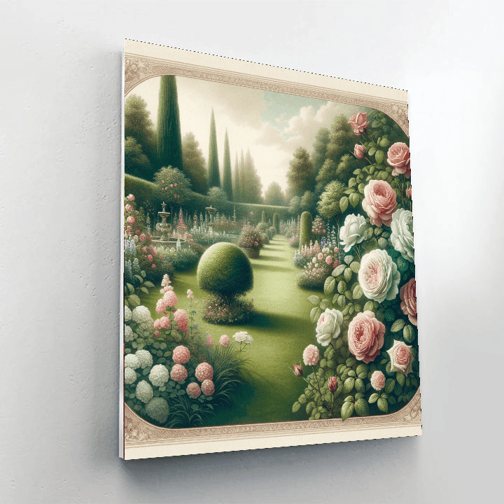 Victorian Garden Afternoon Paint By Color