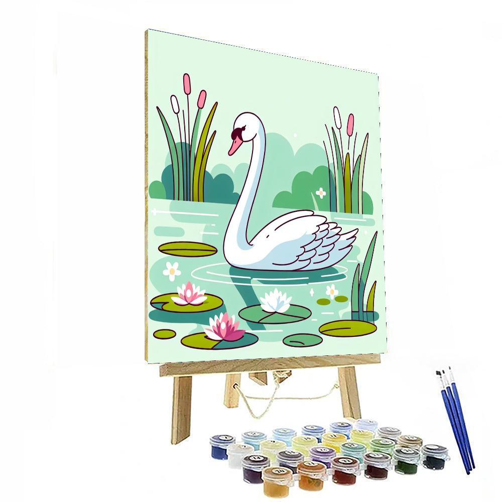 Swan Lake Ballet Paint By Color
