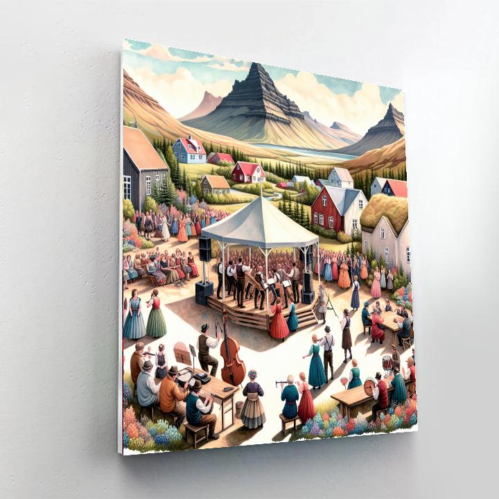 Reykjavik Arts Festival - Reykjavik Painting Number Kit