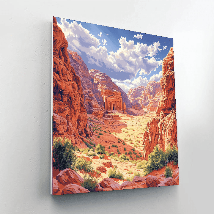 Petra Desert DIY Paint By Numbers