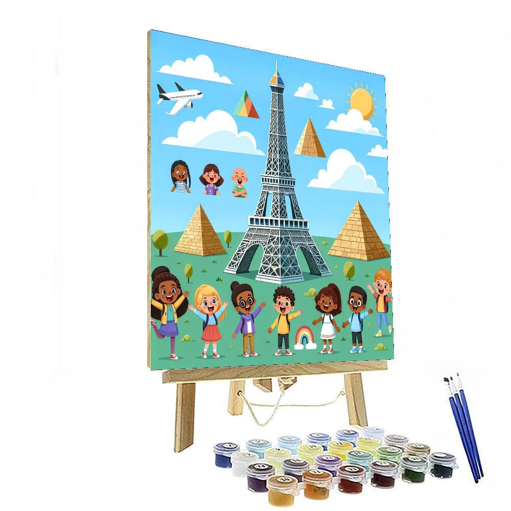 Amazing Architecture Numbered Painting Kits