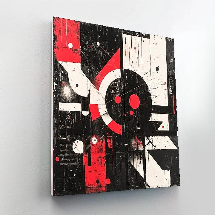 Banksy Inspired Cycle Of Change  DIY Paint By Numbers