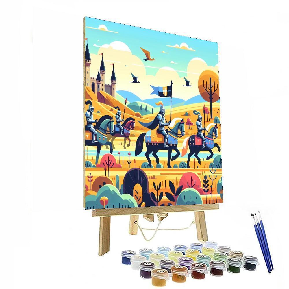 Knight's Quest Adventure Paint By Number