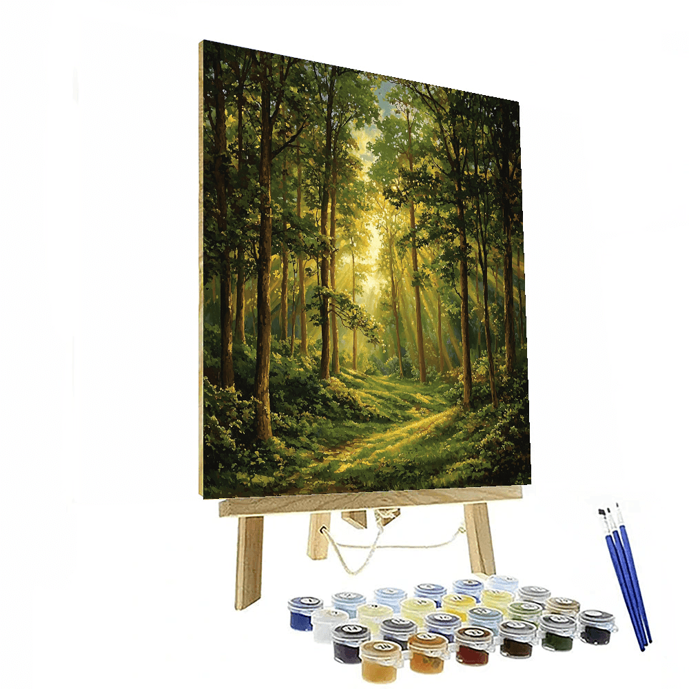 Thomas Kinkade Inspired Rays Of Hope  Paint By Numbers