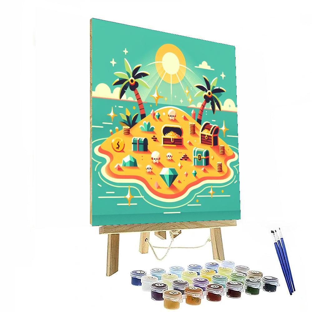 Desert Island Survival Numbered Painting Kits
