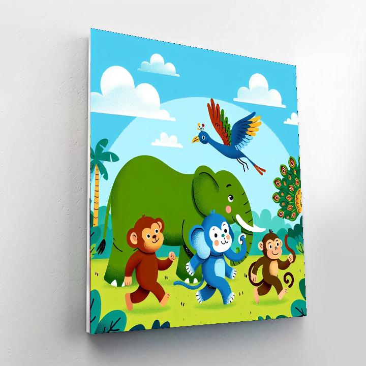 Animal Parade Adventure Paint By Number