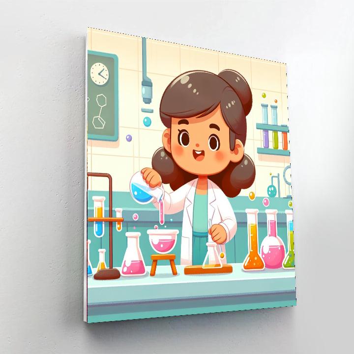 Science Lab Adventures Numbered Painting Kits