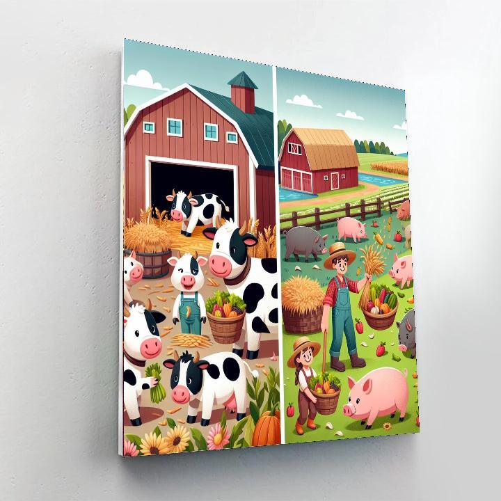 Friendly Farm Harvest Paint By Number