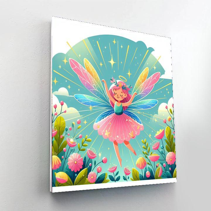 Giggling Garden Fairy Paint By Color