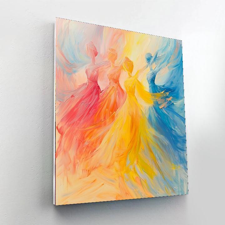 Edgar Degas Inspired Radiant Serenity  DIY Paint By Numbers