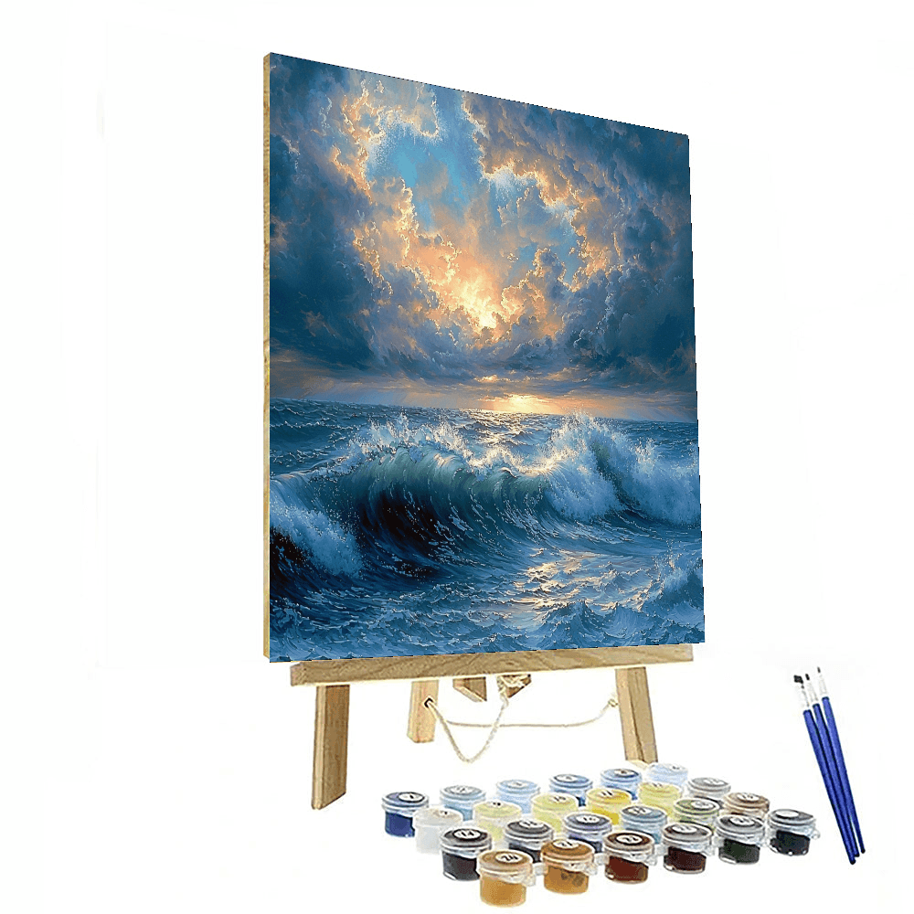 Rembrandt Inspired Baroque Ocean Majesty - DIY Painting By Numbers Kit