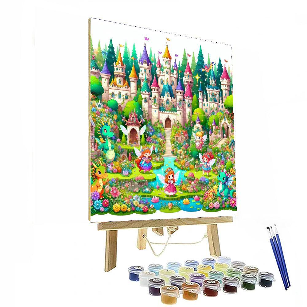 Playful Fairy Tale Adventure Number Painting