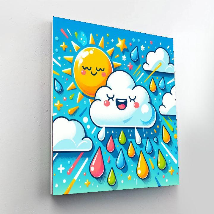 Adventurous Cloud DIY Paint By Numbers