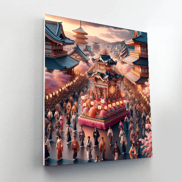 Carnival Of Gion - Japan Number Painting