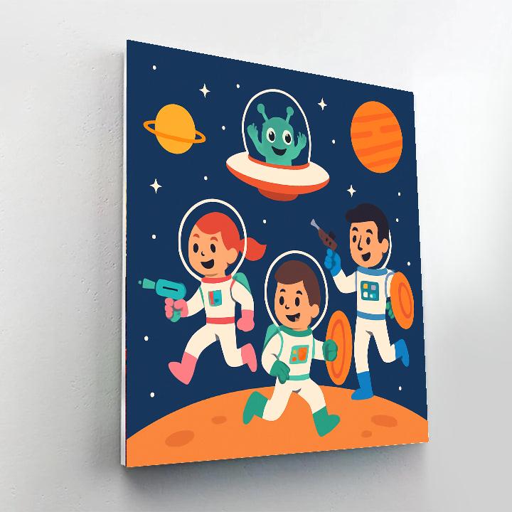 Intergalactic Adventure Team Paint By Numbers