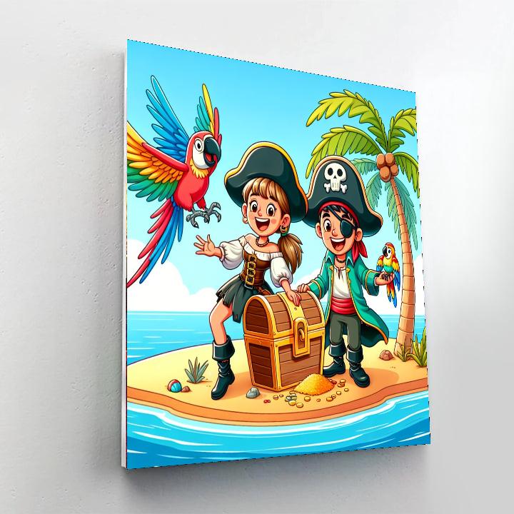 Epic Quest For Treasure Painting Number Kit