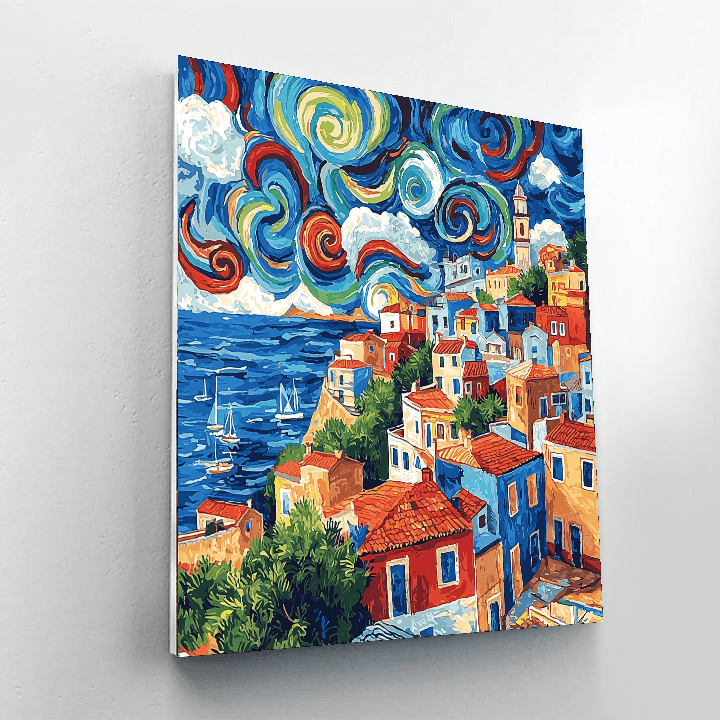 Henri Matisse Inspired Whirlwind Urban Fantasy  Numbered Painting Kits