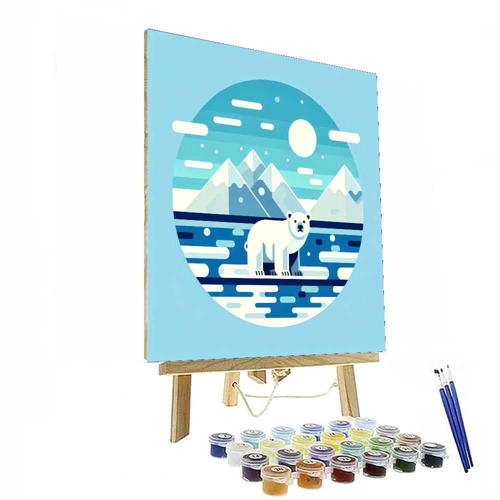 Polar Bear Quest Paint By Numbers Art