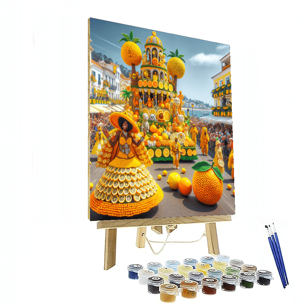 Menton Lemon Festival - Menton Numbered Painting Kits