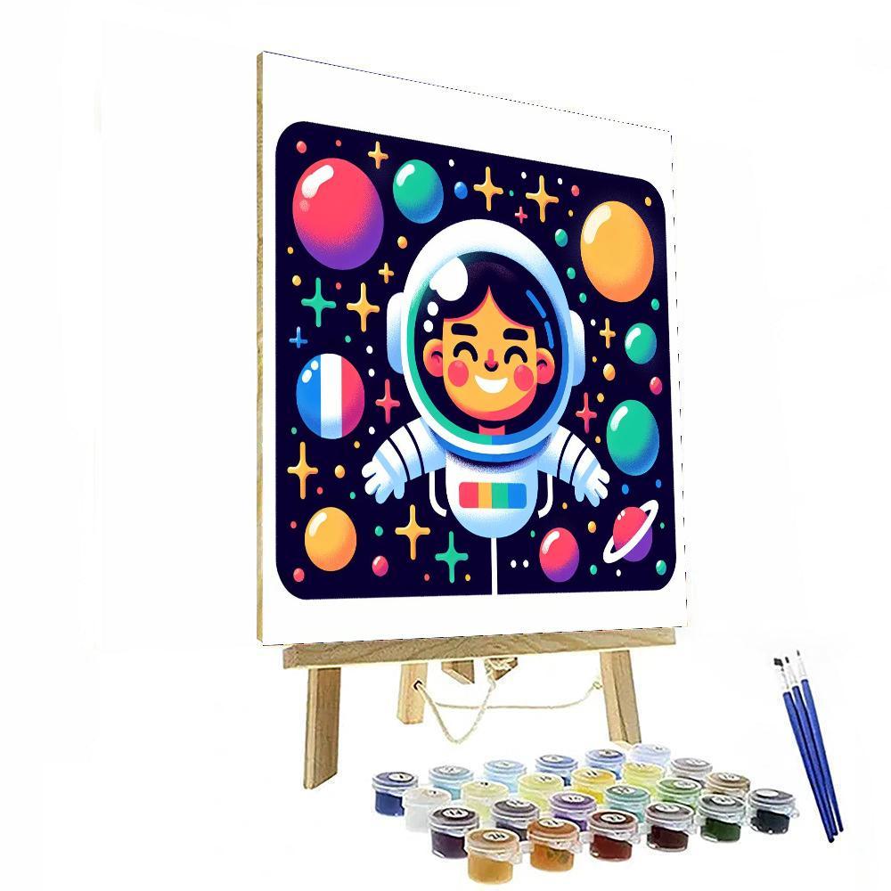 Space Explorer's Galactic Adventure Painting By Numbers Kit