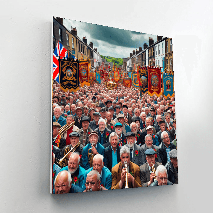 Durham Miners Gala - Durham, Uk Paint By Color