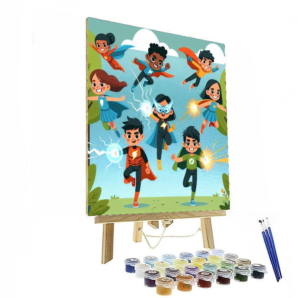 Hero Training Academy Painting Number Kit