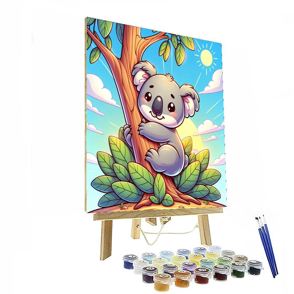 Cuddly Koala Dream Painting Number Kit