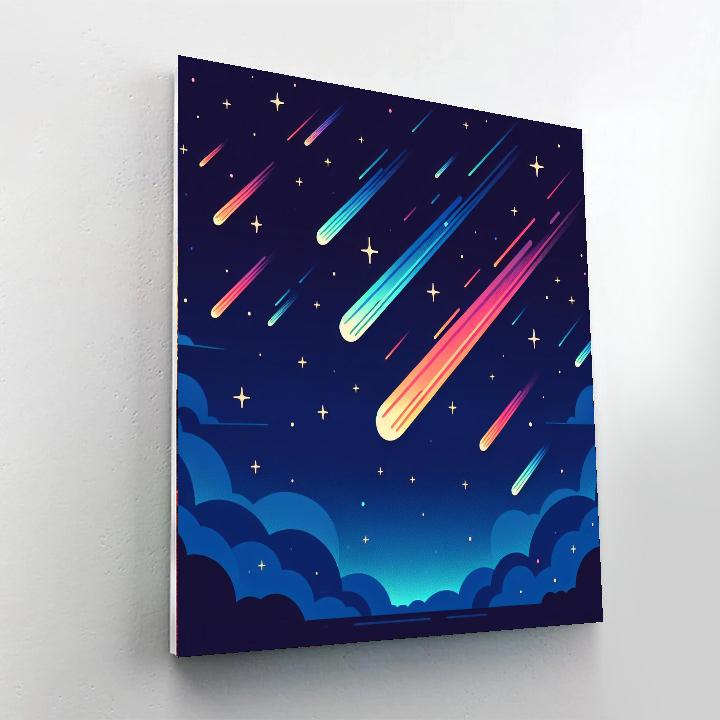 Magical Meteor Show Painting By Numbers Kit